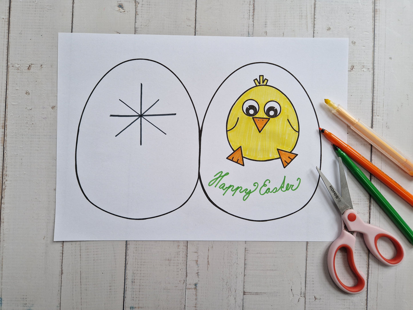 Chicken Easter Card