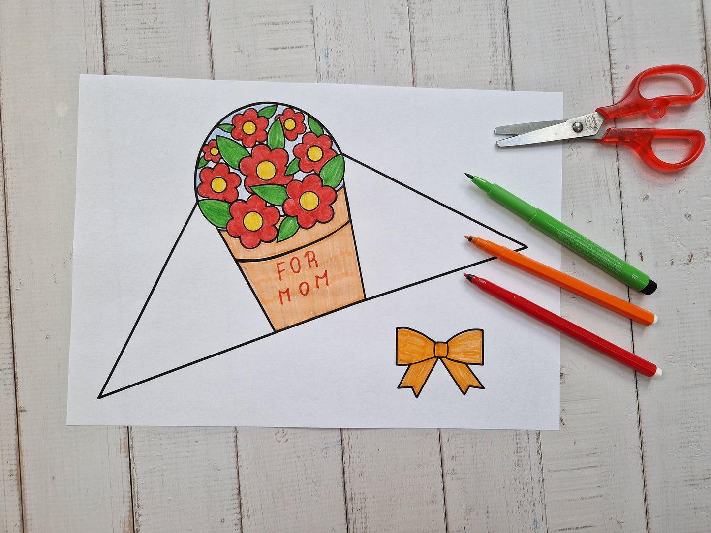 Flower Card for Moms