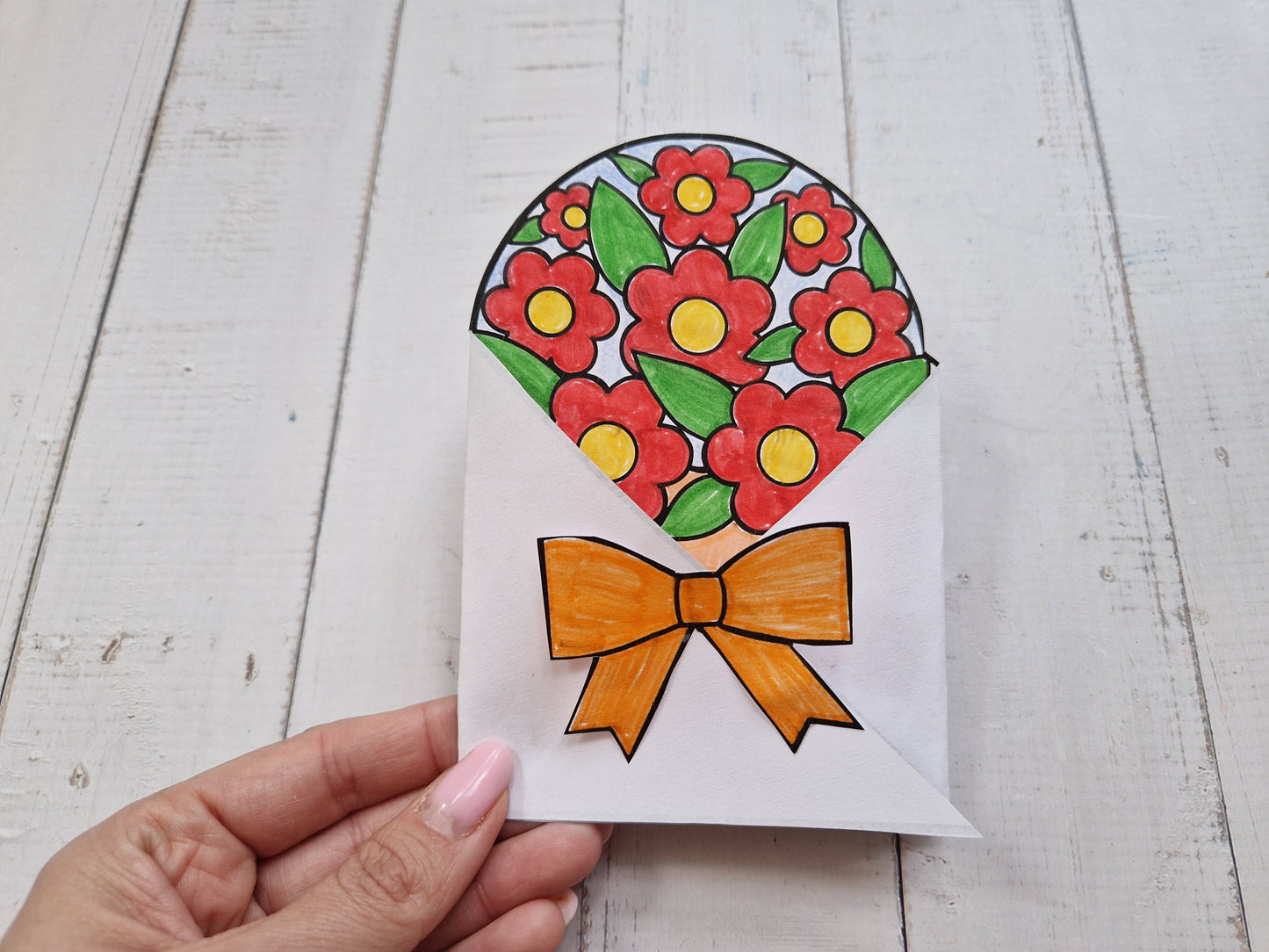 Flower Card for Moms