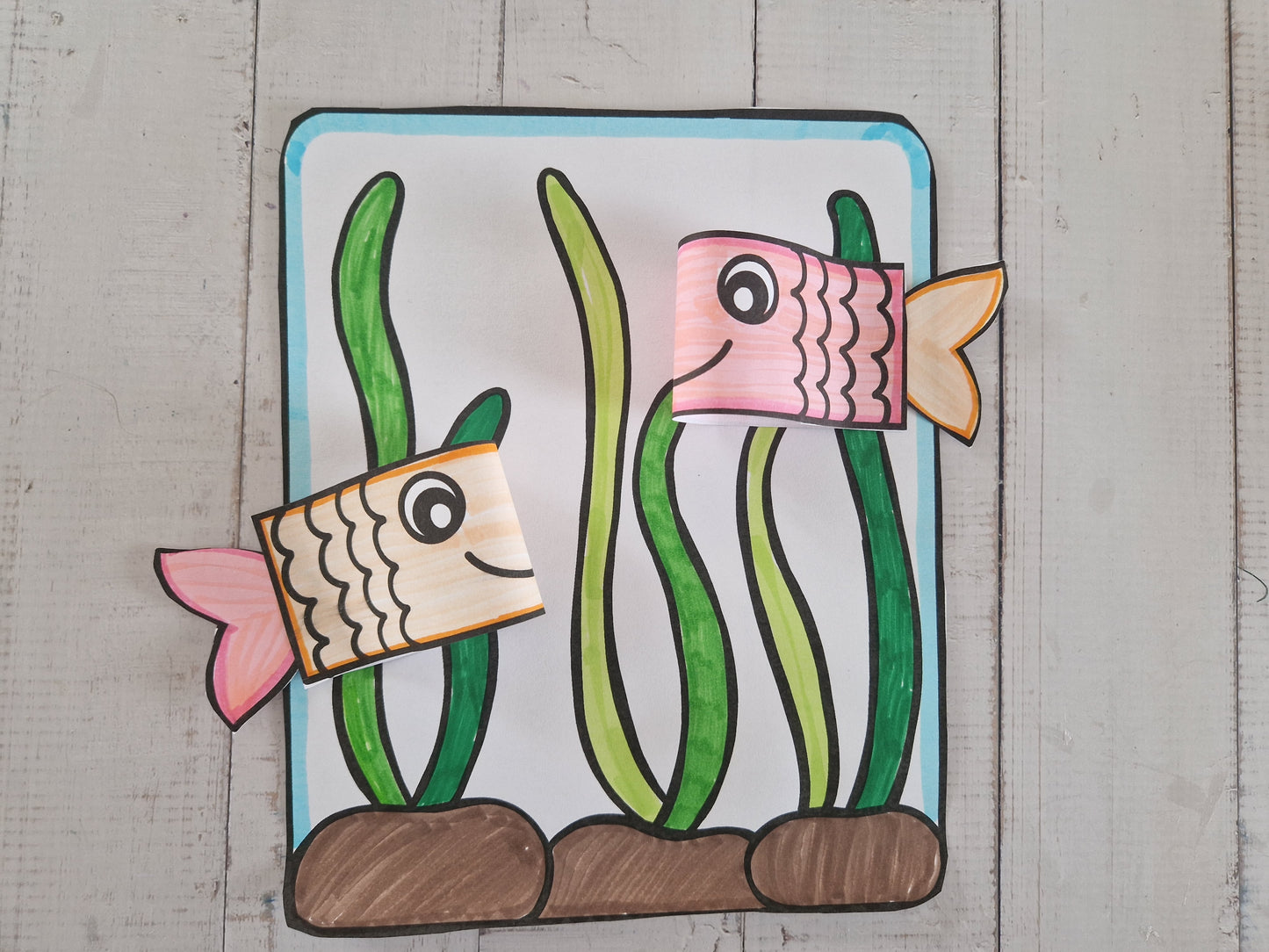 Fish under sea