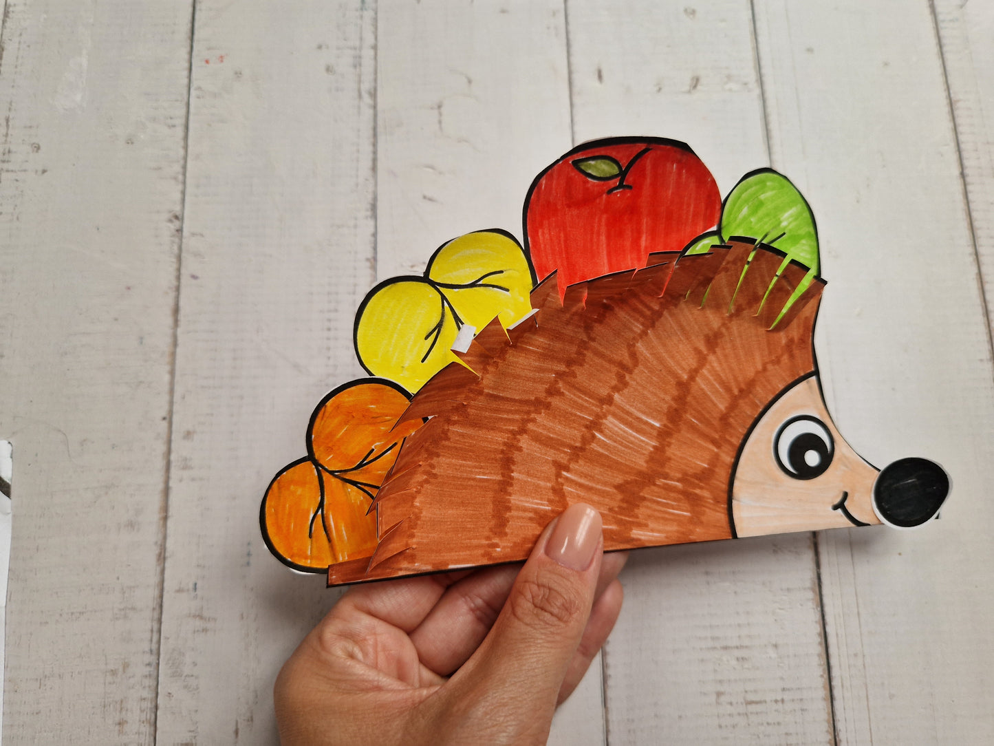 Hedgehog with an Apple