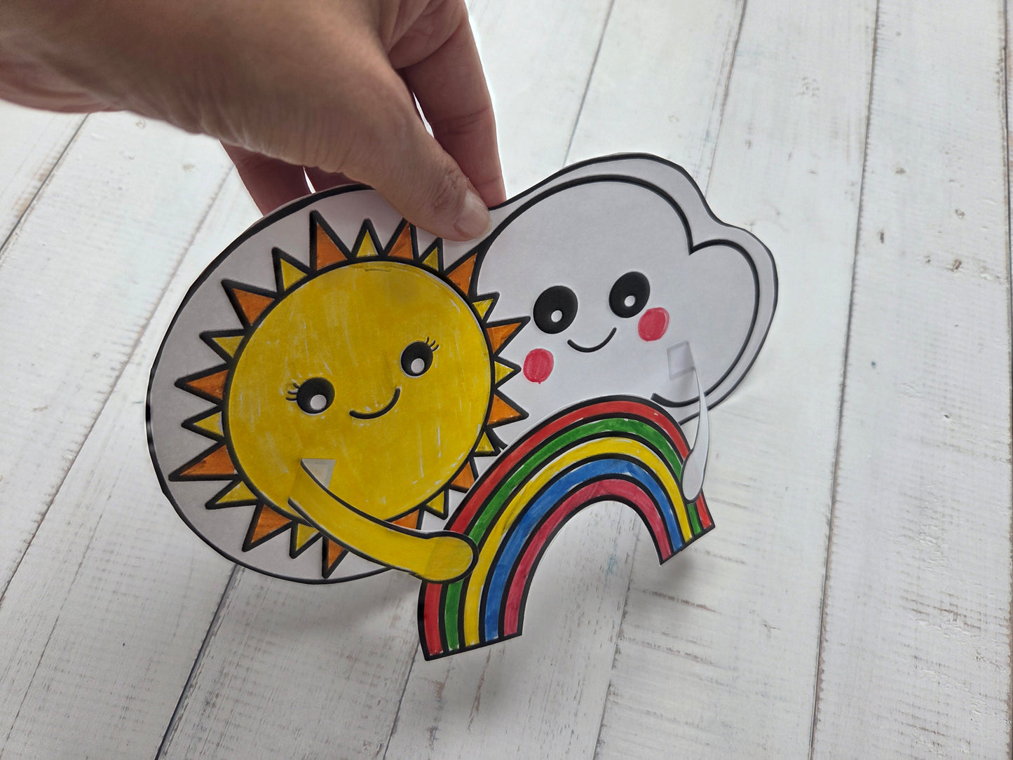 Sun and cloud