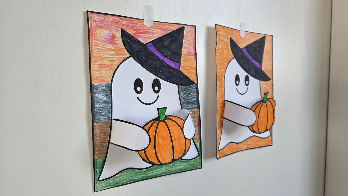 Ghost with pumpkin