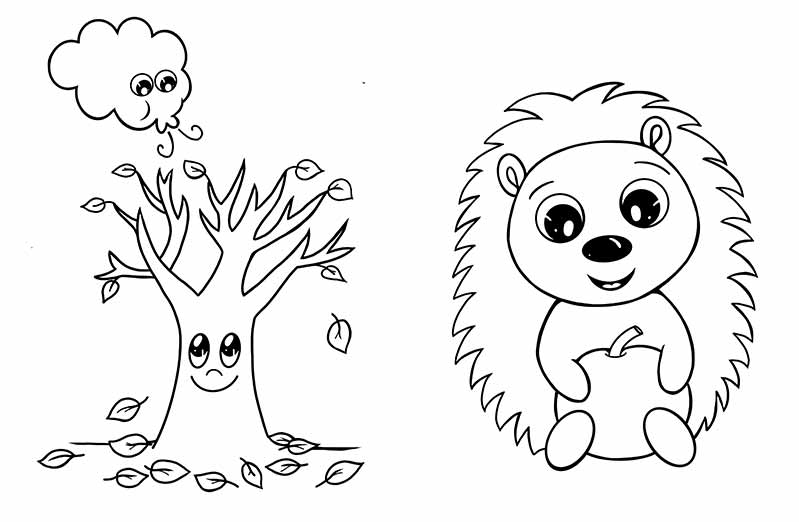eBook 30 Halloween and Autumn Coloring Templates