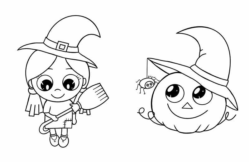 eBook 30 Halloween and Autumn Coloring Templates