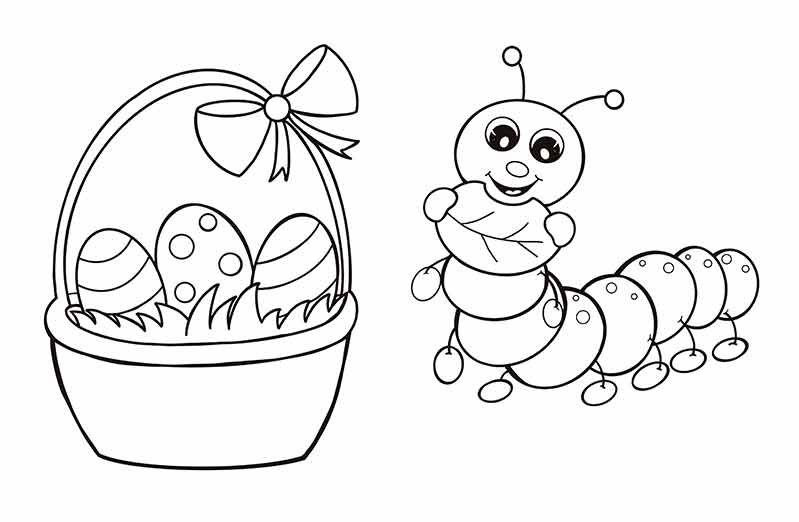 eBook 40 Spring & Easter Coloring Templates 🐤