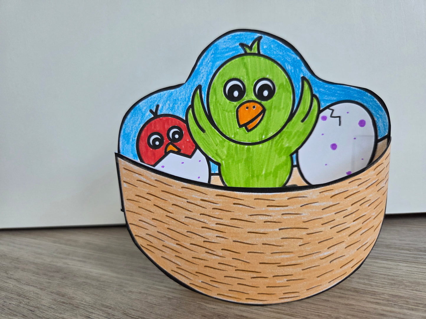 Nest with birds