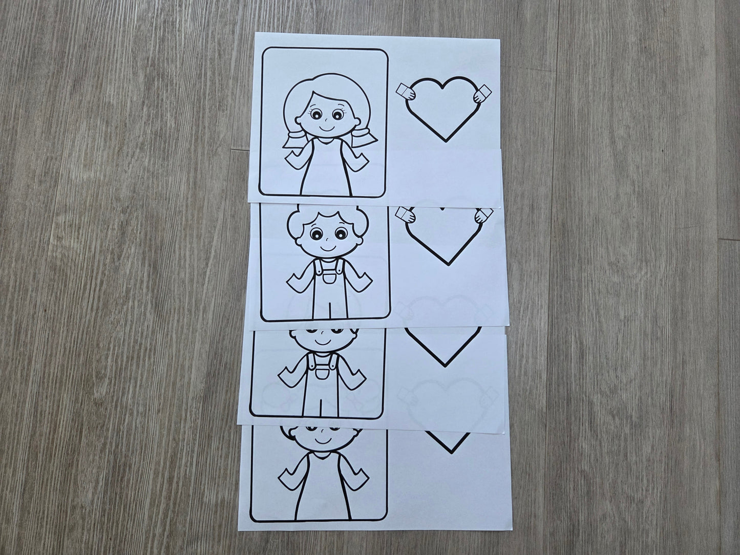 Kits with hearts