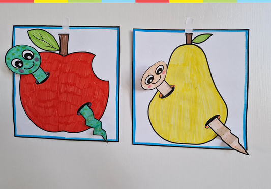 Autumn apple and pear