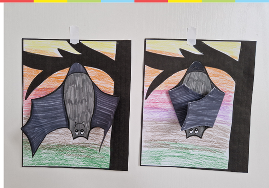 Bat on a tree