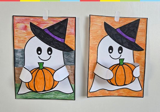 Ghost with pumpkin