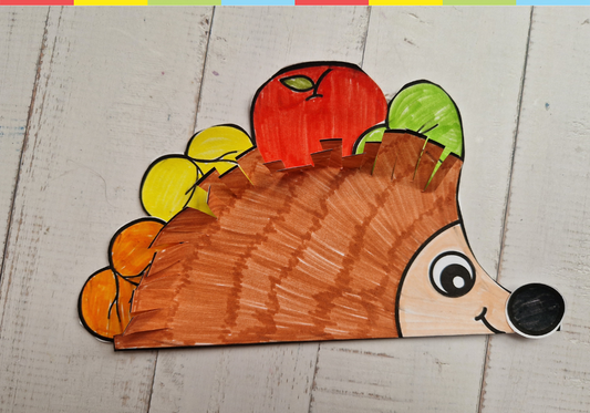 Hedgehog with an Apple