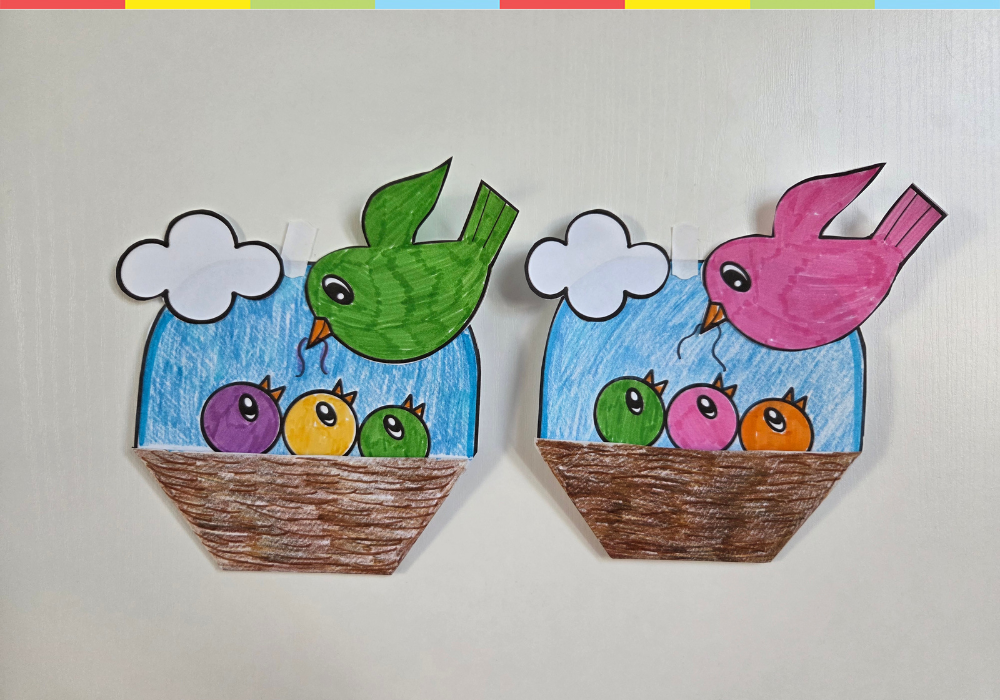 Nest with birds