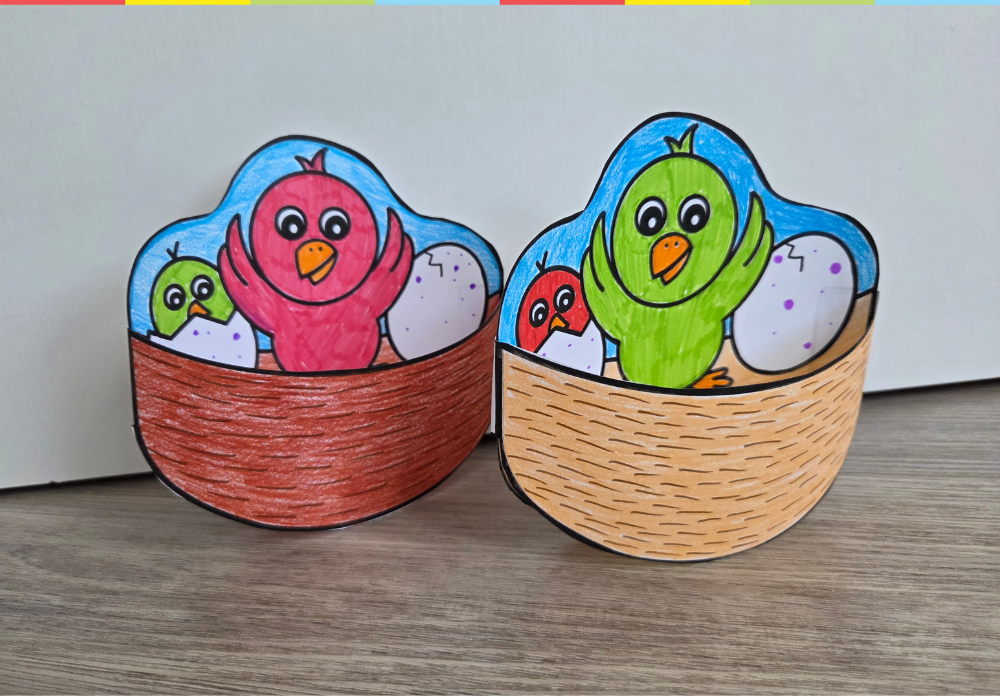 Nest with birds