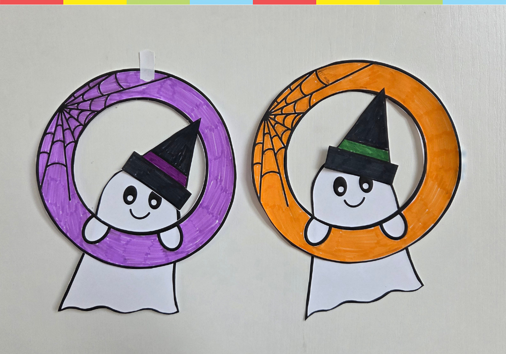 Wreath with ghost